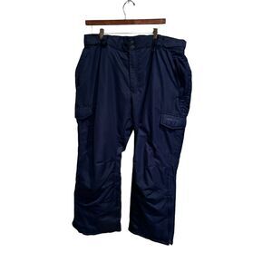 Arctix Men's Short Navy Blue Snow Ski Snowboard Adjustable‎ Waist Pants Size XXL